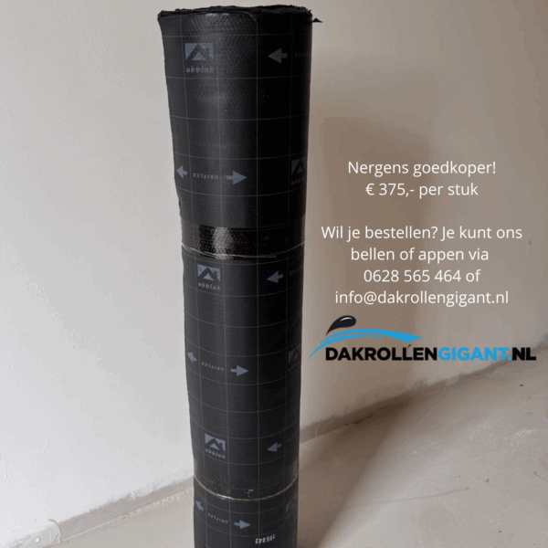 Ubbink loodvervanger Ubiflex standaard 1000mm 6m zwart